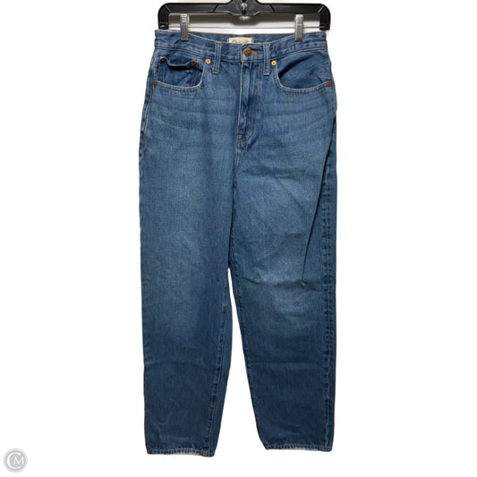 Baggy Straight Jeans By Madewell In Blue Denim, Size: 4/27