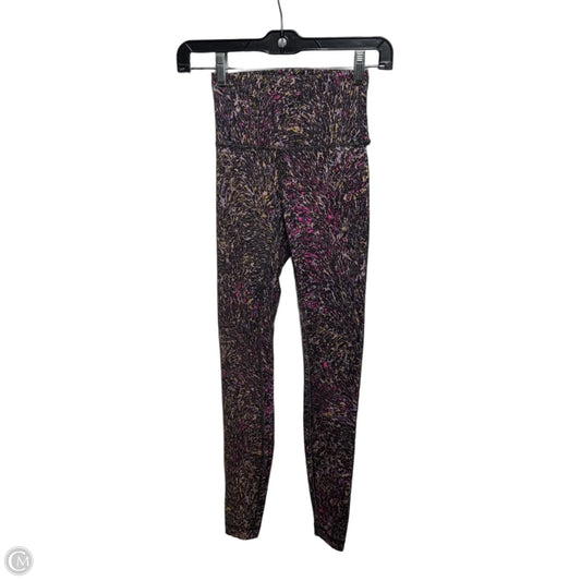 Athletic Leggings By Lululemon In Multi-colored, Size: 2