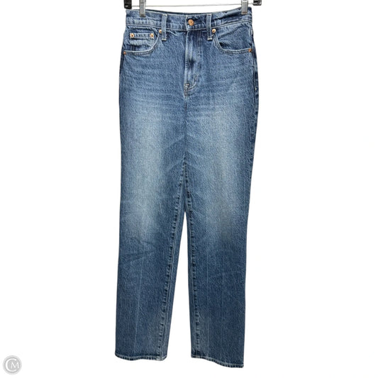 Jeans Straight By Pistola In Blue Denim, Size: 0/25