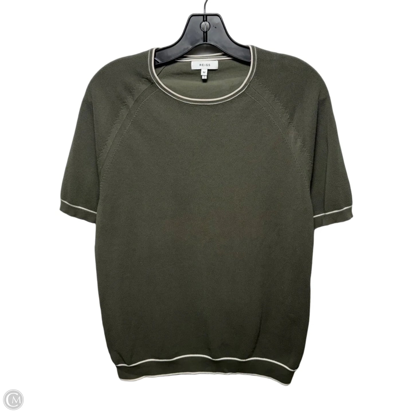 Top Short Sleeve By Reiss In Green, Size: M