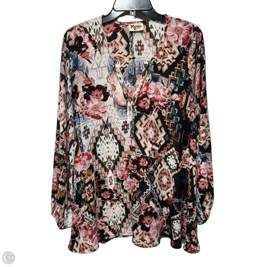 Tunic Long Sleeve By Show Me Your Mumu In Multi-colored, Size: S