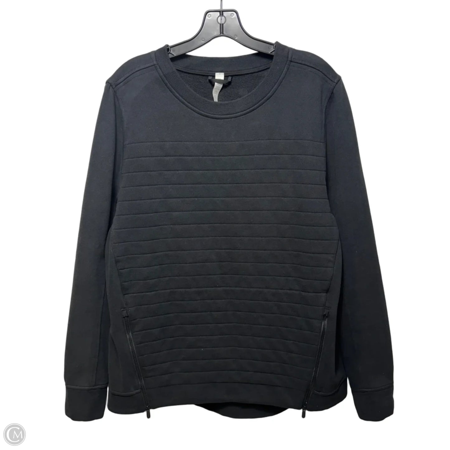 Athletic Sweatshirt By Lululemon In Black, Size: 12