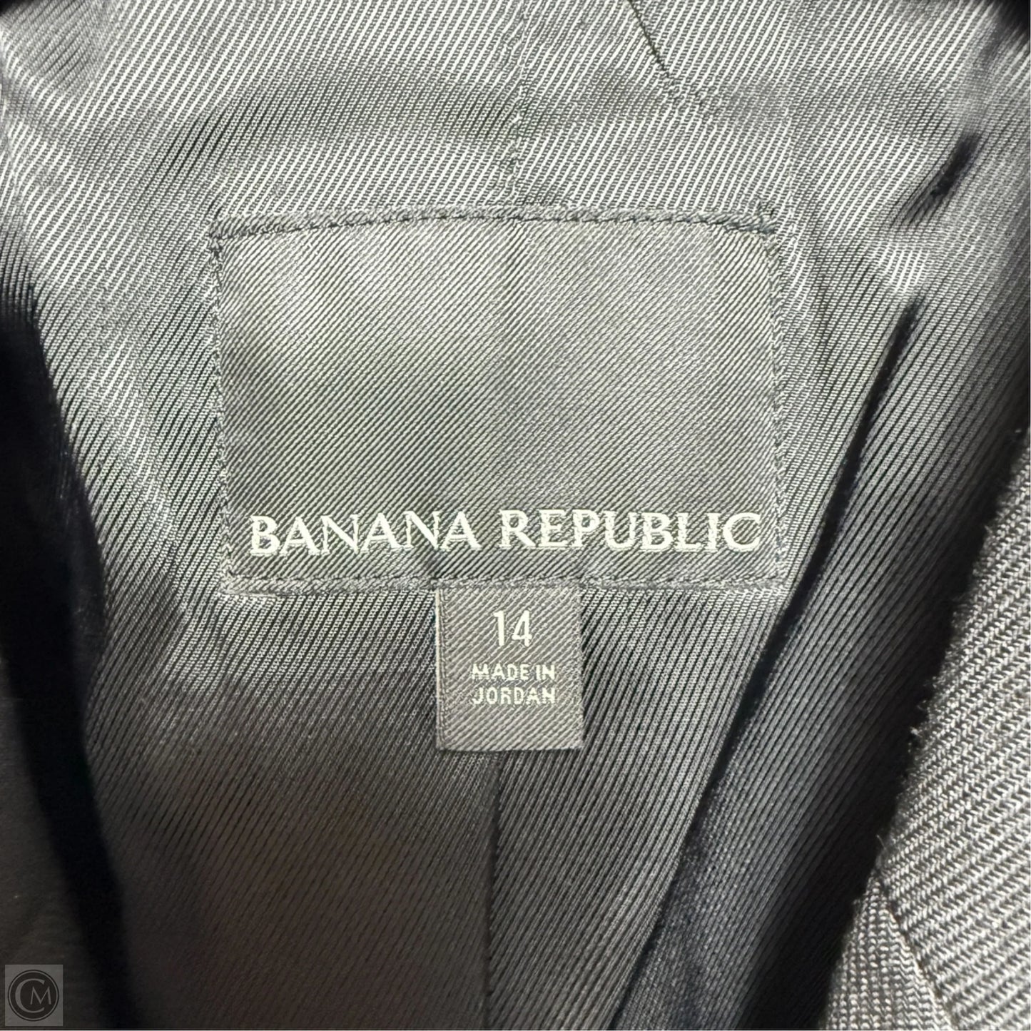 Double Breasted Blazer By Banana Republic In Black, Size: 14