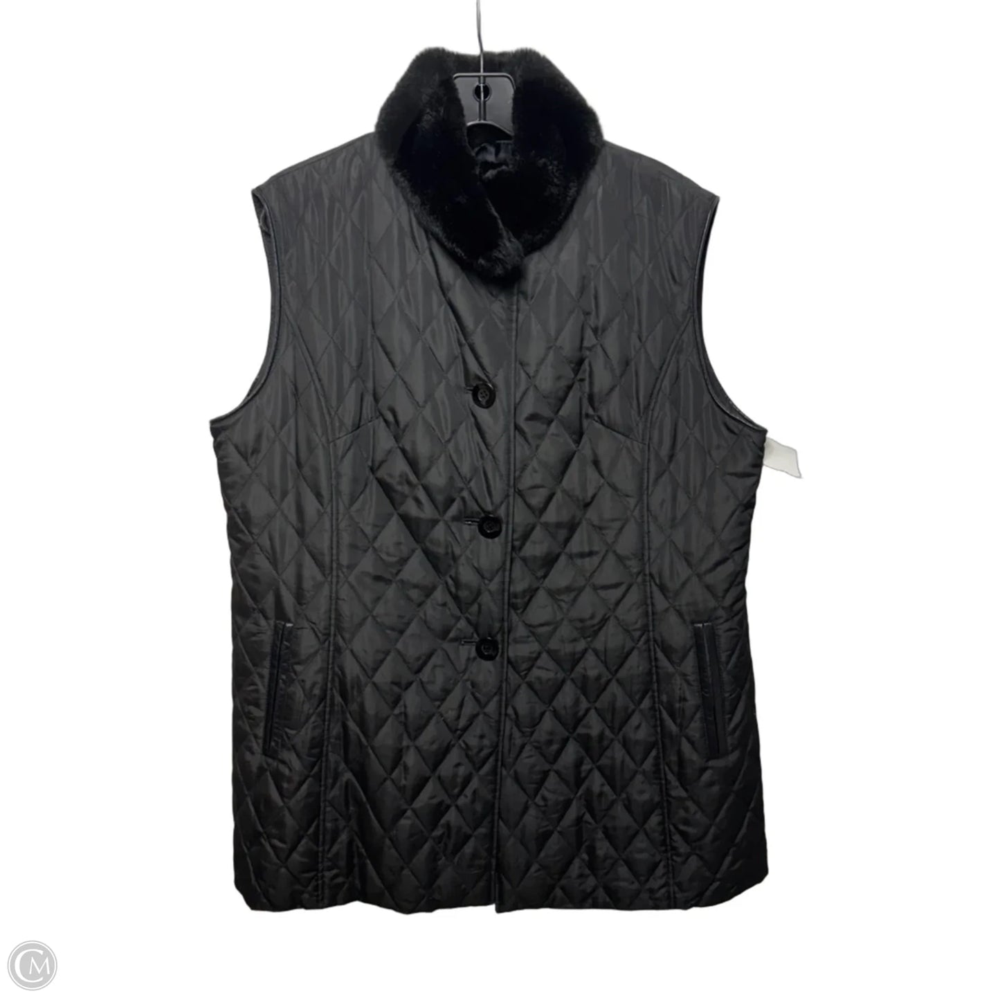 Vest Rabbit Fur By Rex Rabbit China In Black, Size: Xl