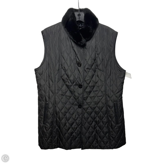 Vest Rabbit Fur By Rex Rabbit China In Black, Size: Xl