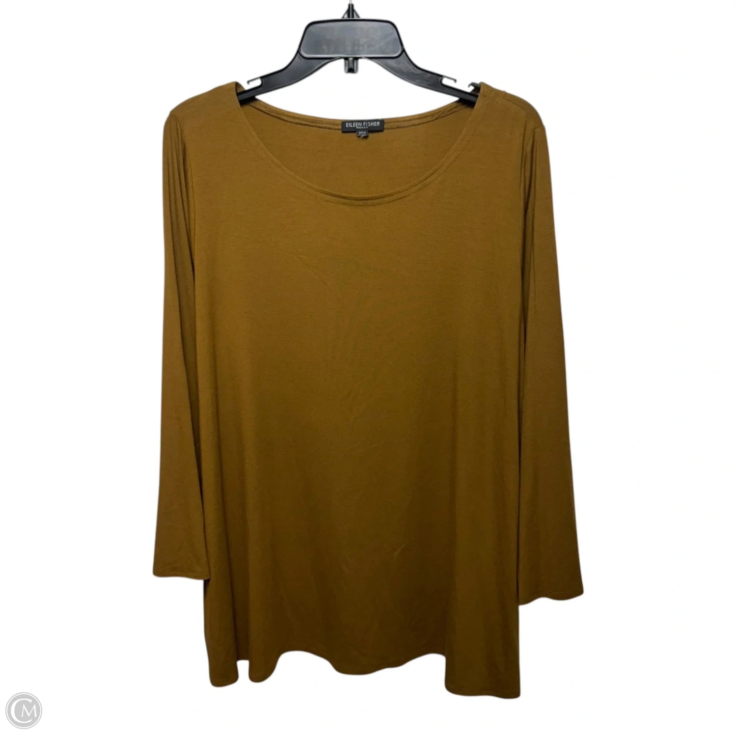 Tunic Long Sleeve By Eileen Fisher In Tan, Size: L ESTIMATED