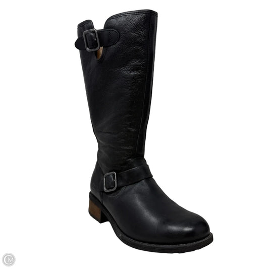 Chancery Boots Designer By Ugg In Black, Size: 7.5