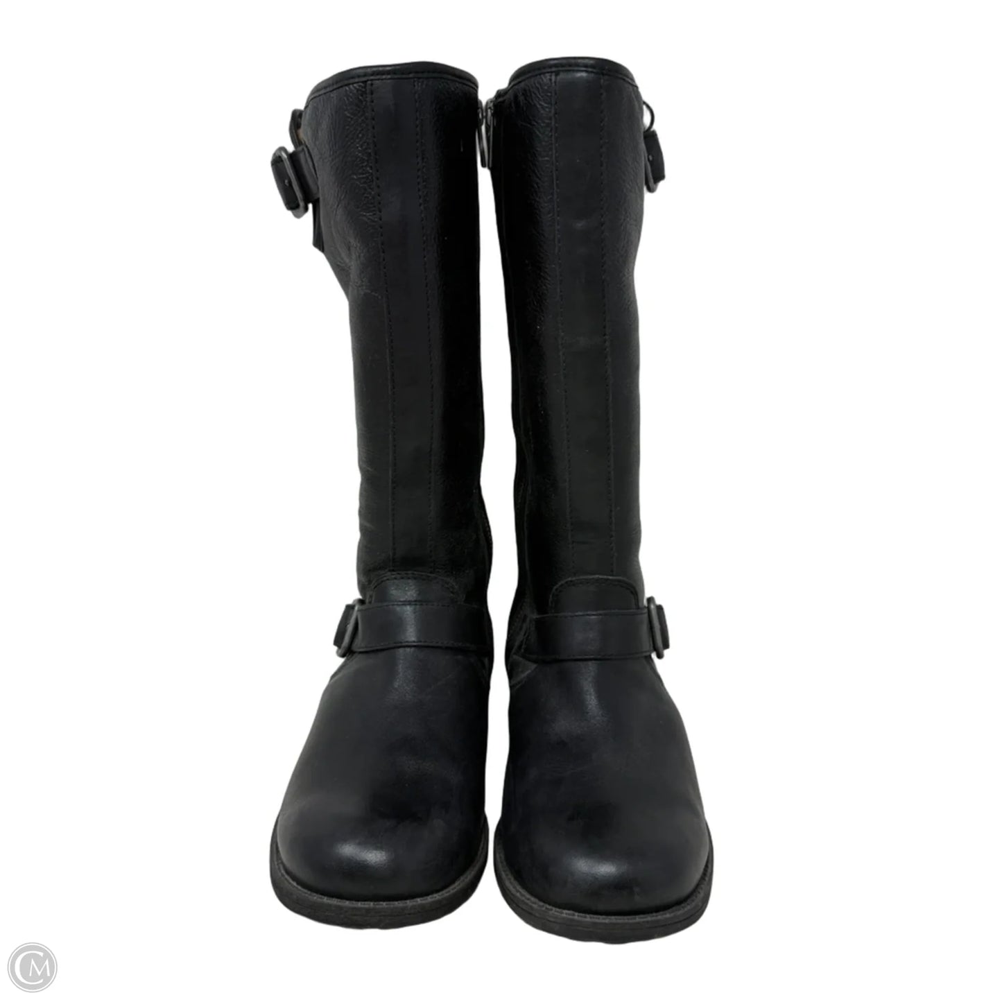 Chancery Boots Designer By Ugg In Black, Size: 7.5