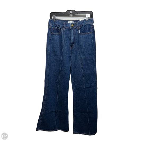 High Rise Jeans Super Flared By Loft In Blue Denim, Size: 6/28