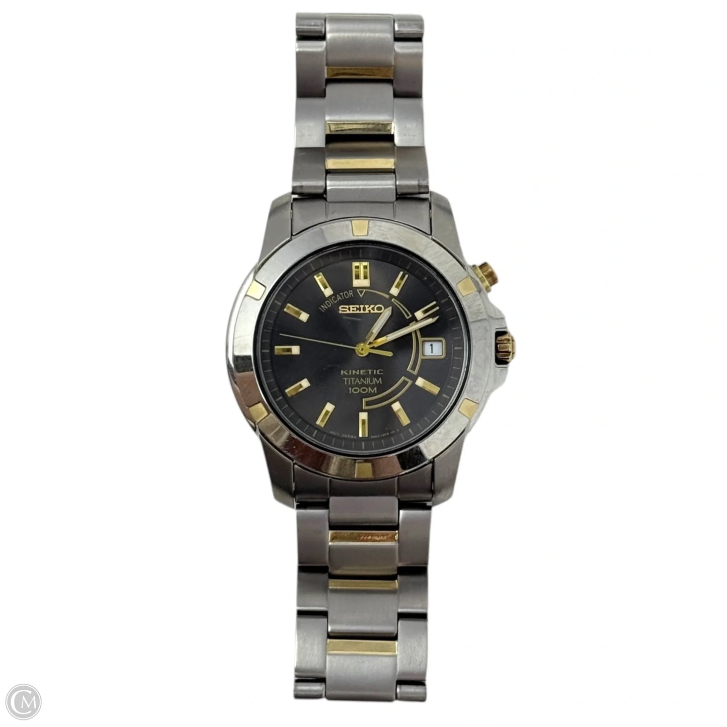 Kinetic 5M62 Titanium Dress Watch By Seiko, Size: Large