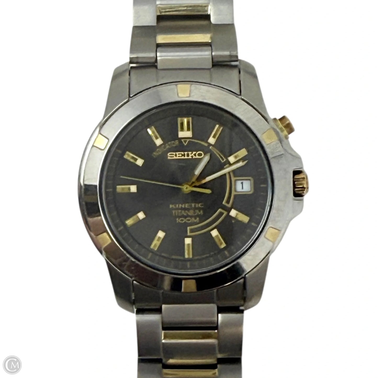 Kinetic 5M62 Titanium Dress Watch By Seiko, Size: Large