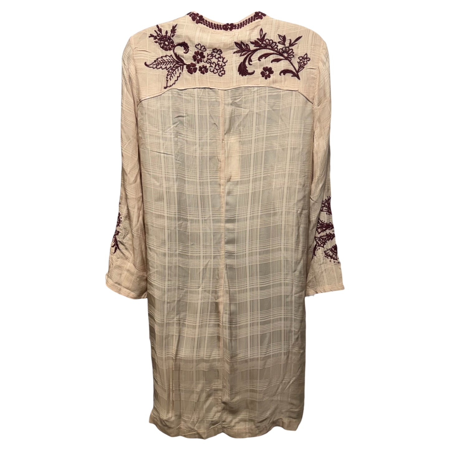 Western Piper Yoke Dress By Johnny Was In Tan, Size: XS