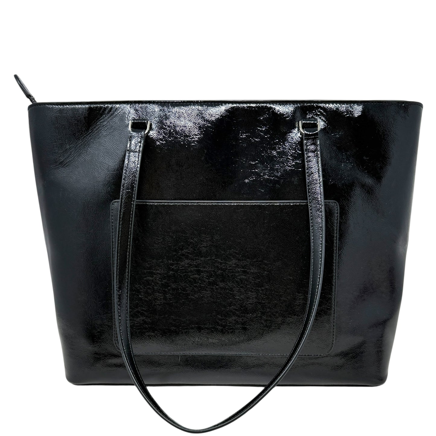 Bridget Crinkle Patent Leather Tote Designer By Kate Spade, Size: Medium