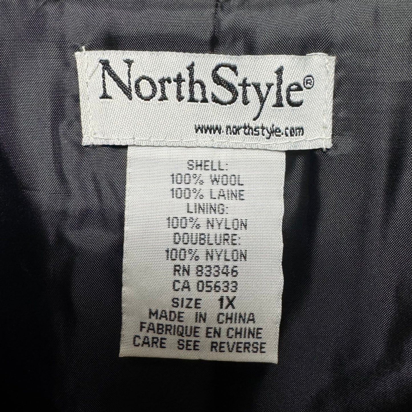 Wool Jacket By Northstyle In Black & White, Size: 1x