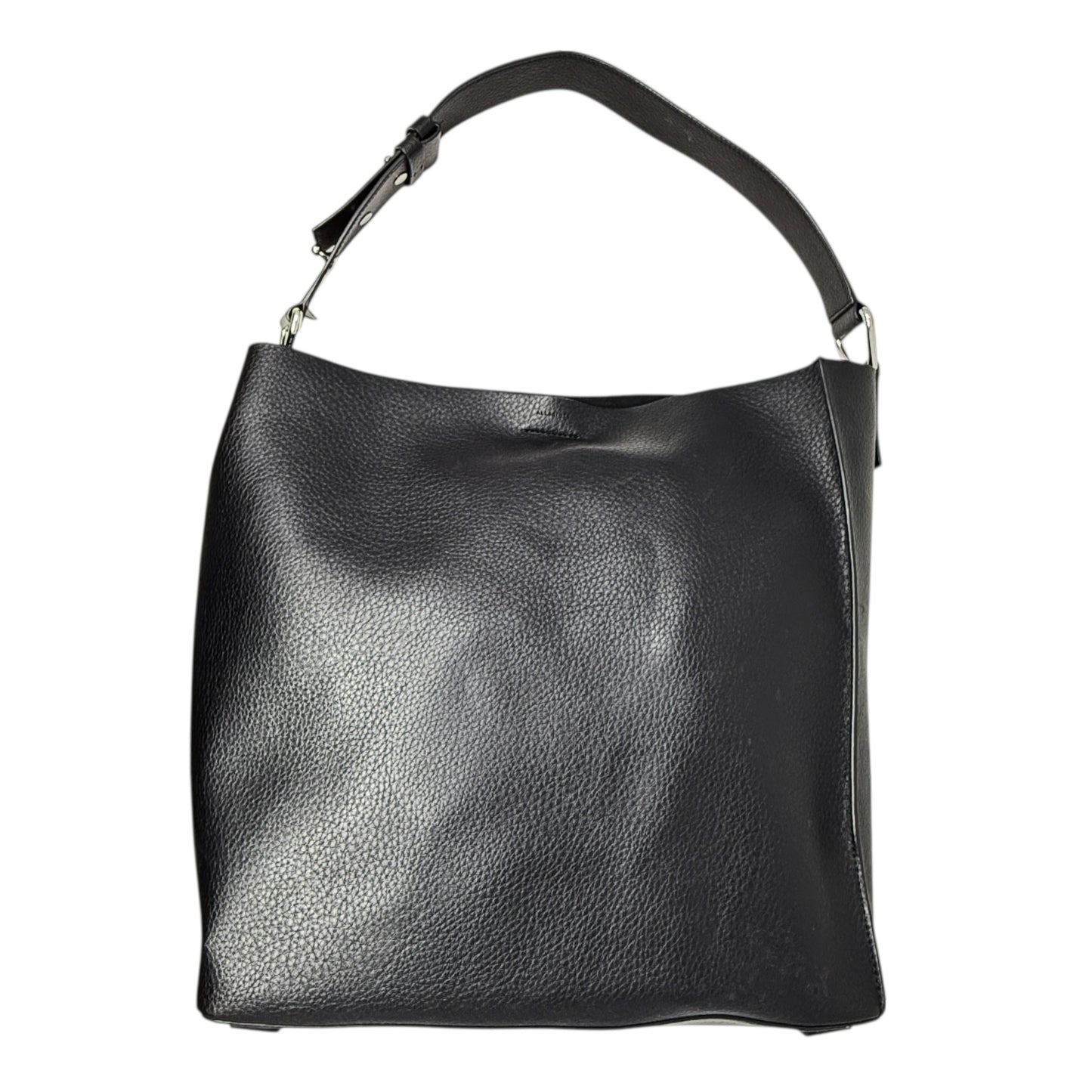 Captain N/S Leather Shoulder Bag with Pouch Designer By All Saints, Size: Large