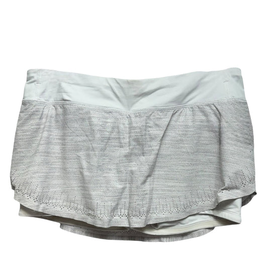 Light As Air Skirt By Lululemon In Commuter Denim White / Fossil / White, Size: 8