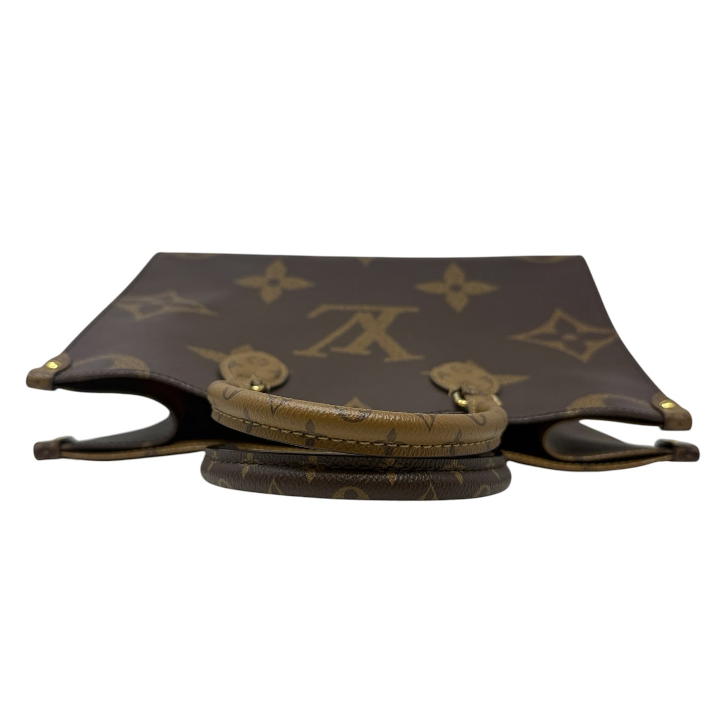 2022 On The Go Tote MM In Giant Monogram Canvas Luxury Designer By Louis Vuitton, Size: Medium