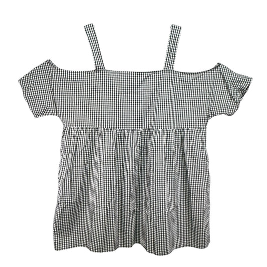 Gingham Cold Shoulder Smock Dress
By Monki In Checkered Pattern, Size: L