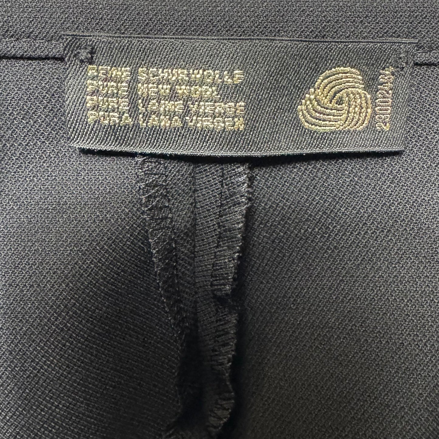 Wool Pants Designer By Escada In Black, Size: 12