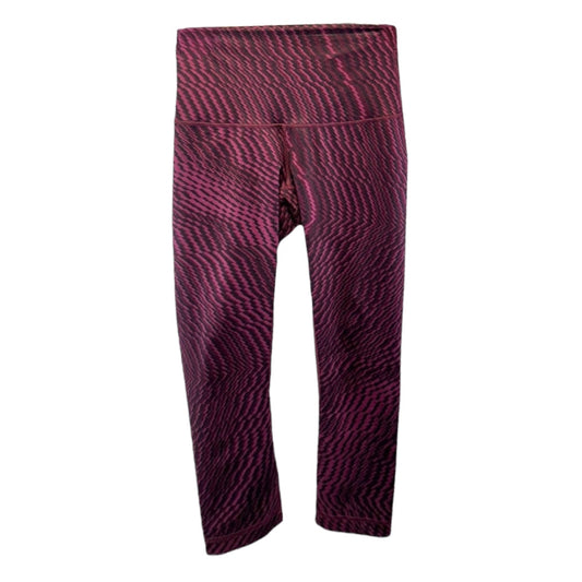 Wunder Under Pant (Hi-Rise) By Lululemon In Shifted Horizon Red Grape Black, Size S