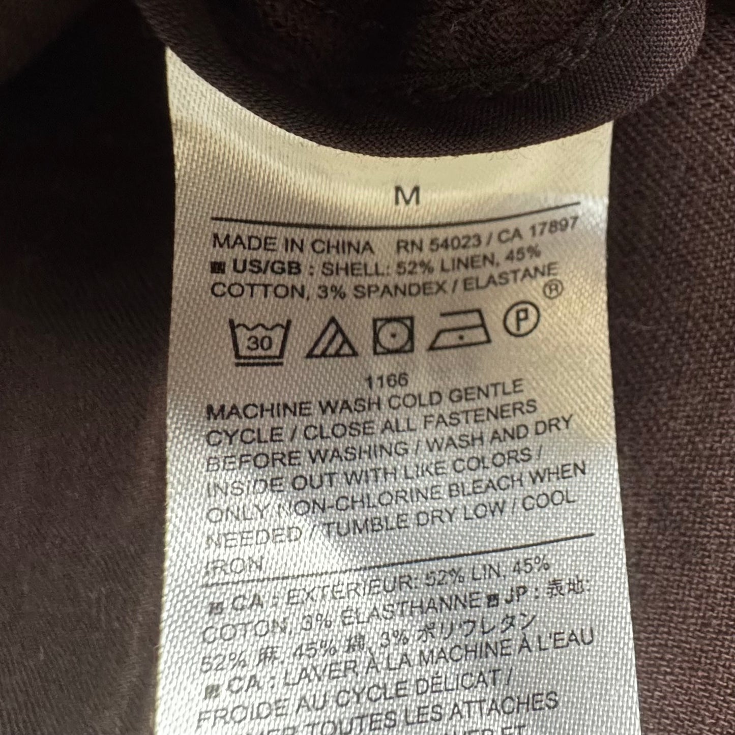 Linen Blend Jacket Other By Banana Republic In Brown, Size: M
