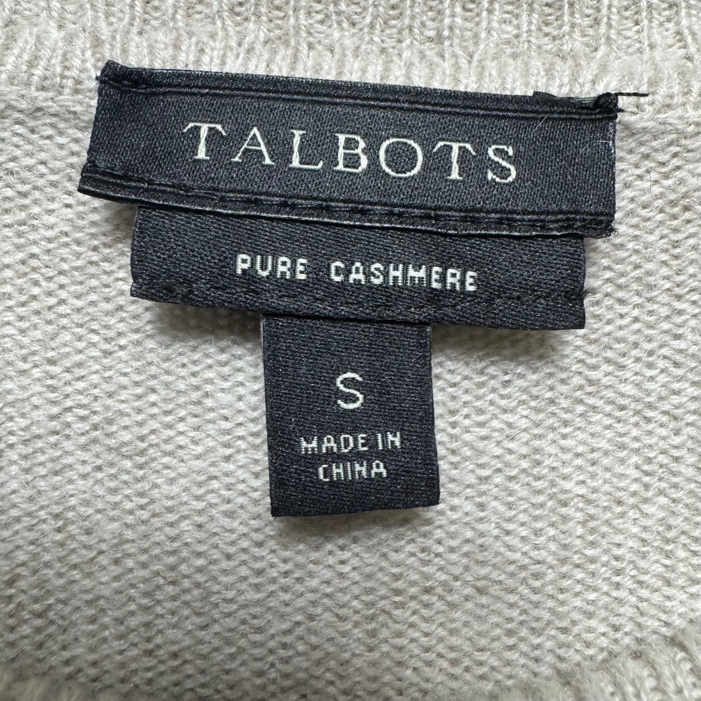 Sweater Cashmere By Talbots In Tan, Size: S