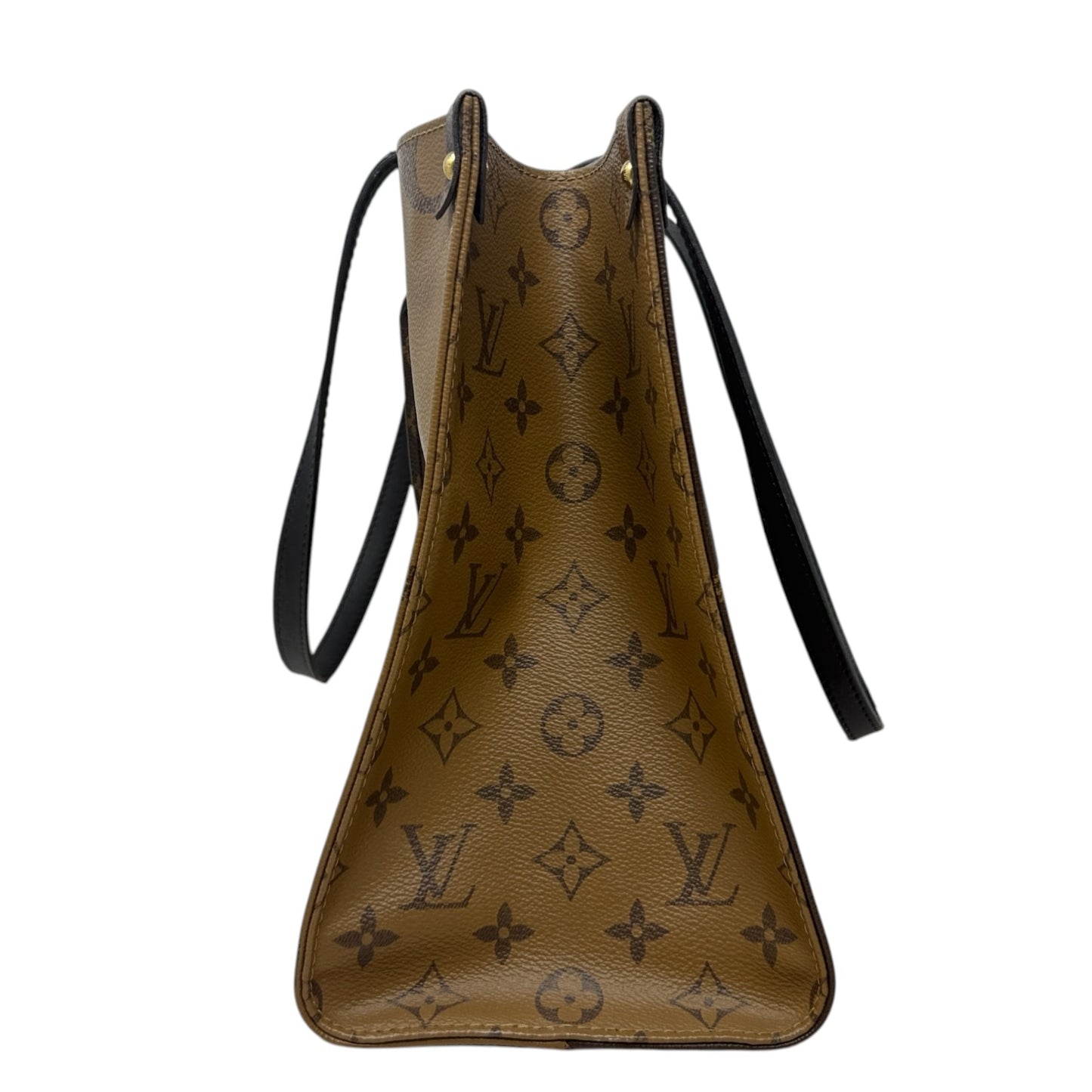2022 On The Go Tote MM In Giant Monogram Canvas Luxury Designer By Louis Vuitton, Size: Medium