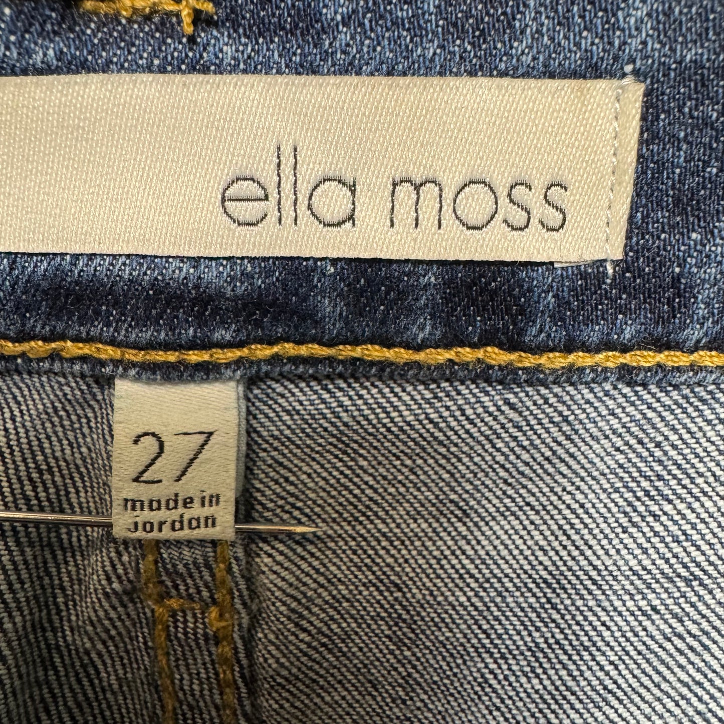 High Rise Skinny Ankle Jeans By Ella Moss In Blue Denim, Size: 4/27