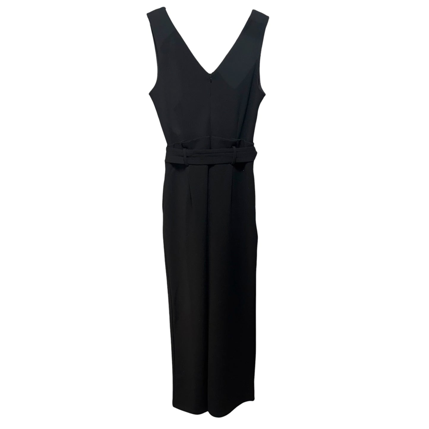 Cathy Structured Cropped Jumpsuit By Anthropologie In Black, Size: XS