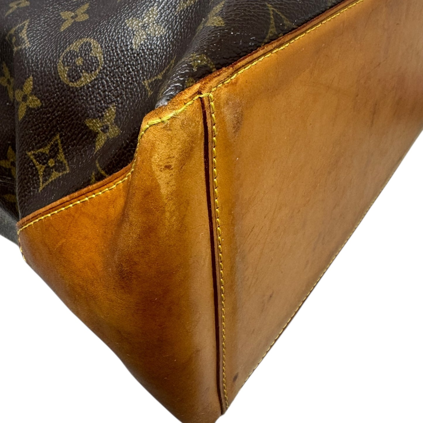 2002 Monogram Canvas Cabas Mezzo Tote Luxury Designer By Louis Vuitton, Size: Large