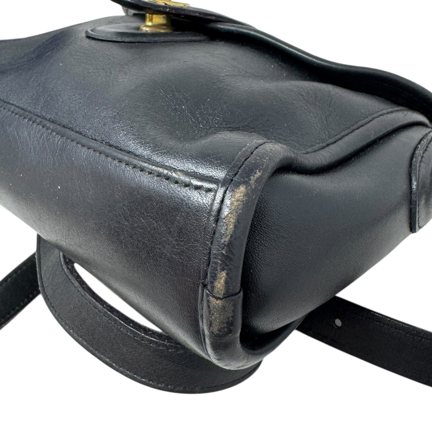 AS IS Vintage Leather Crossbody Handbag Designer By Coach, Size: Small