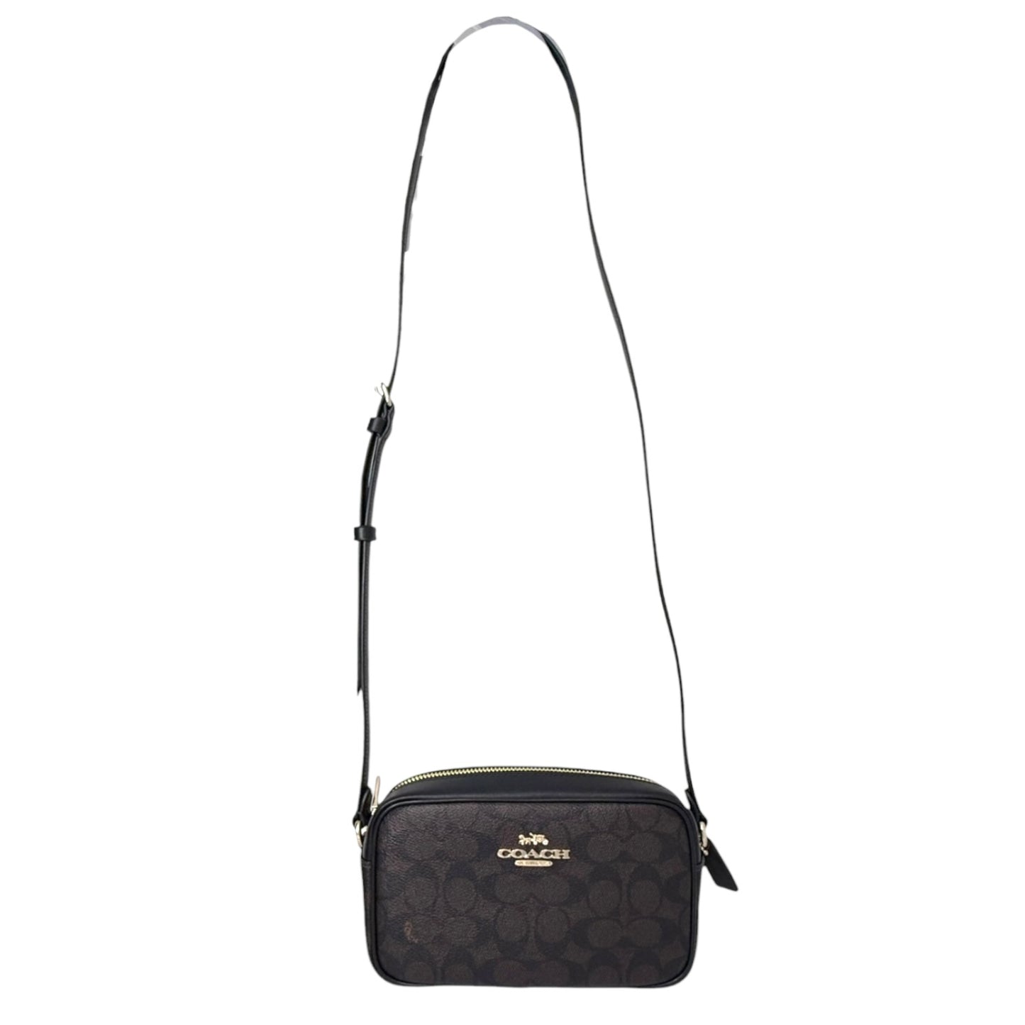 Mini Jamie Camera Bag In Signature Canvas Designer By Coach, Size: Medium