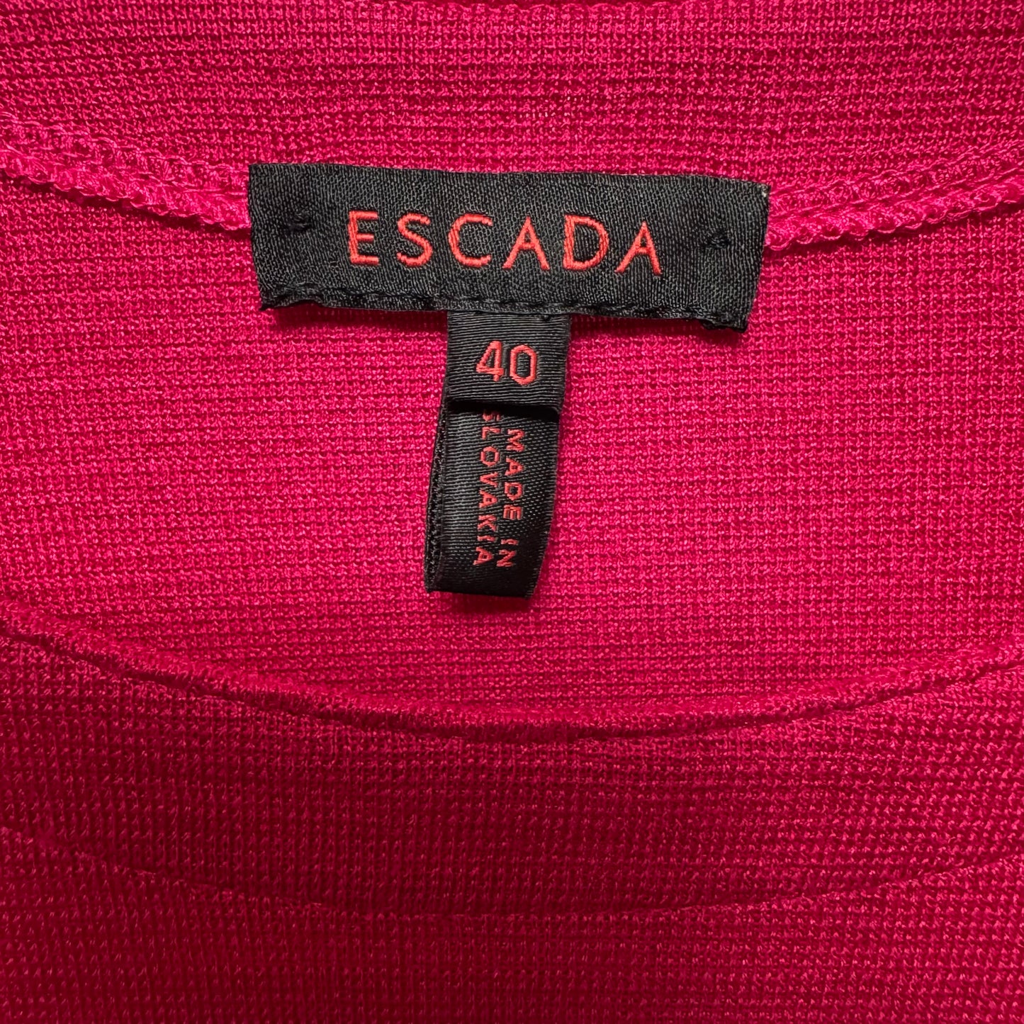 Sweater Designer By Escada In Pink, Size: 8
