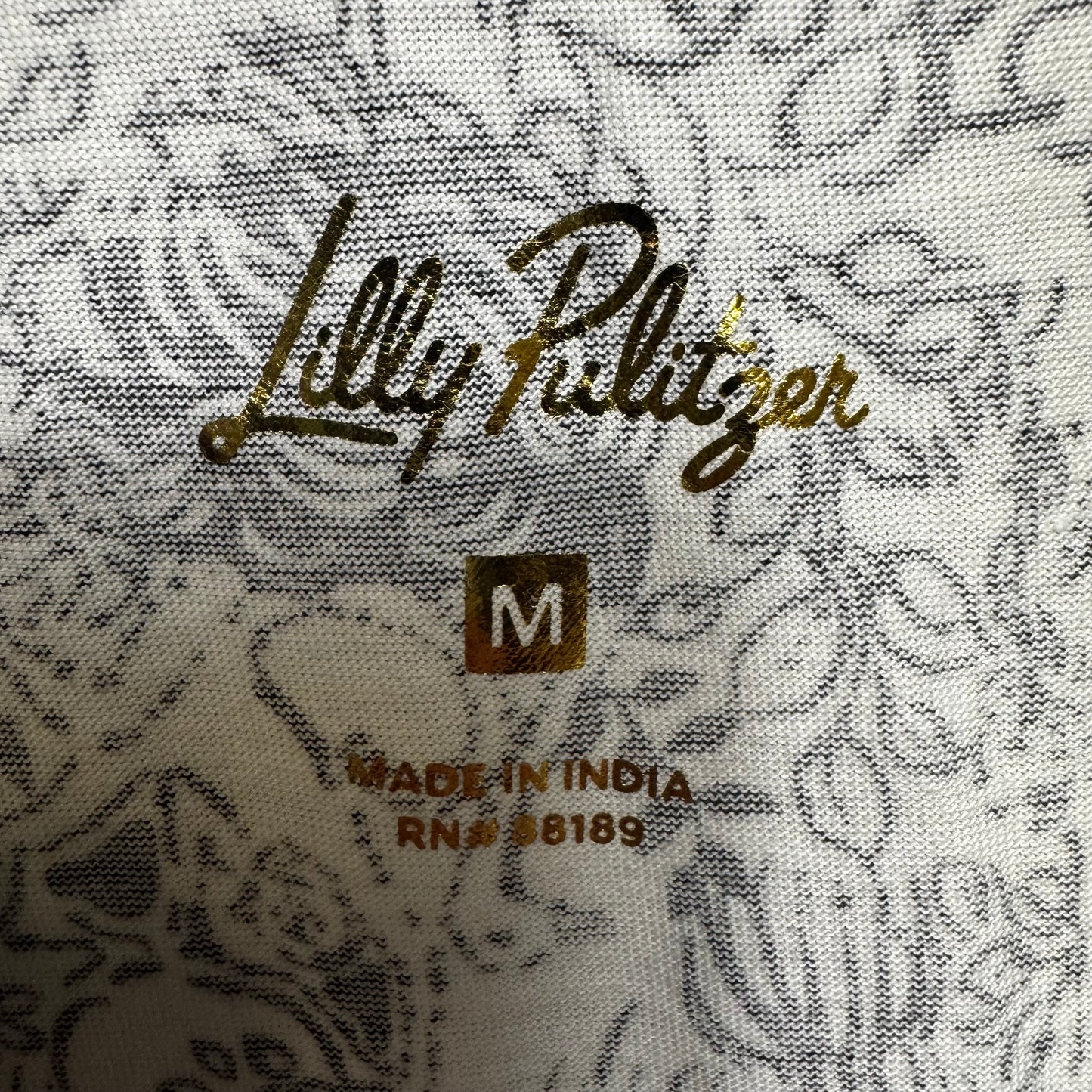 Dress Designer By Lilly Pulitzer In Black & White, Size: M