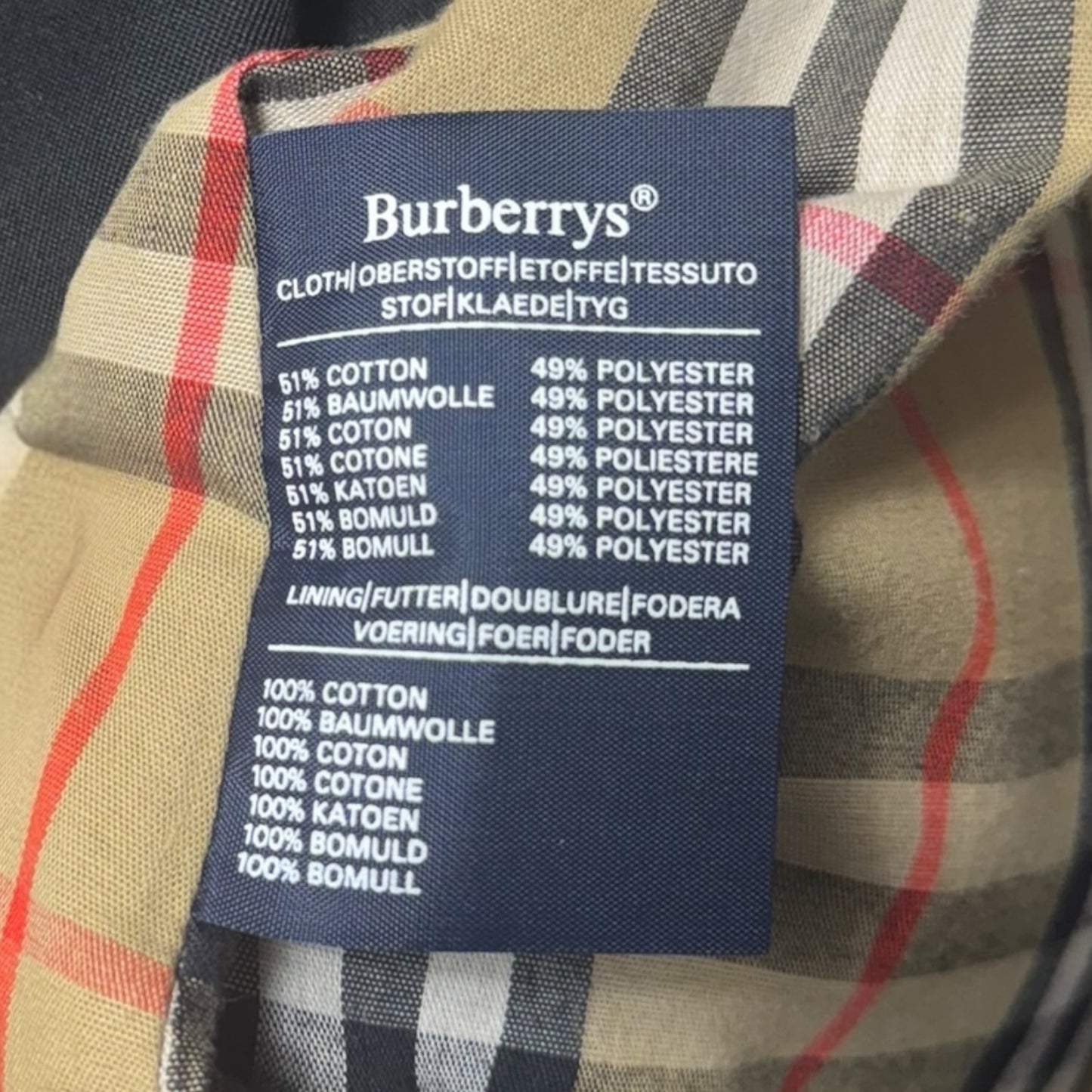 Nova Check Lined Belted Coat Luxury Designer By Burberry In Black, Size: XL (EU 46)