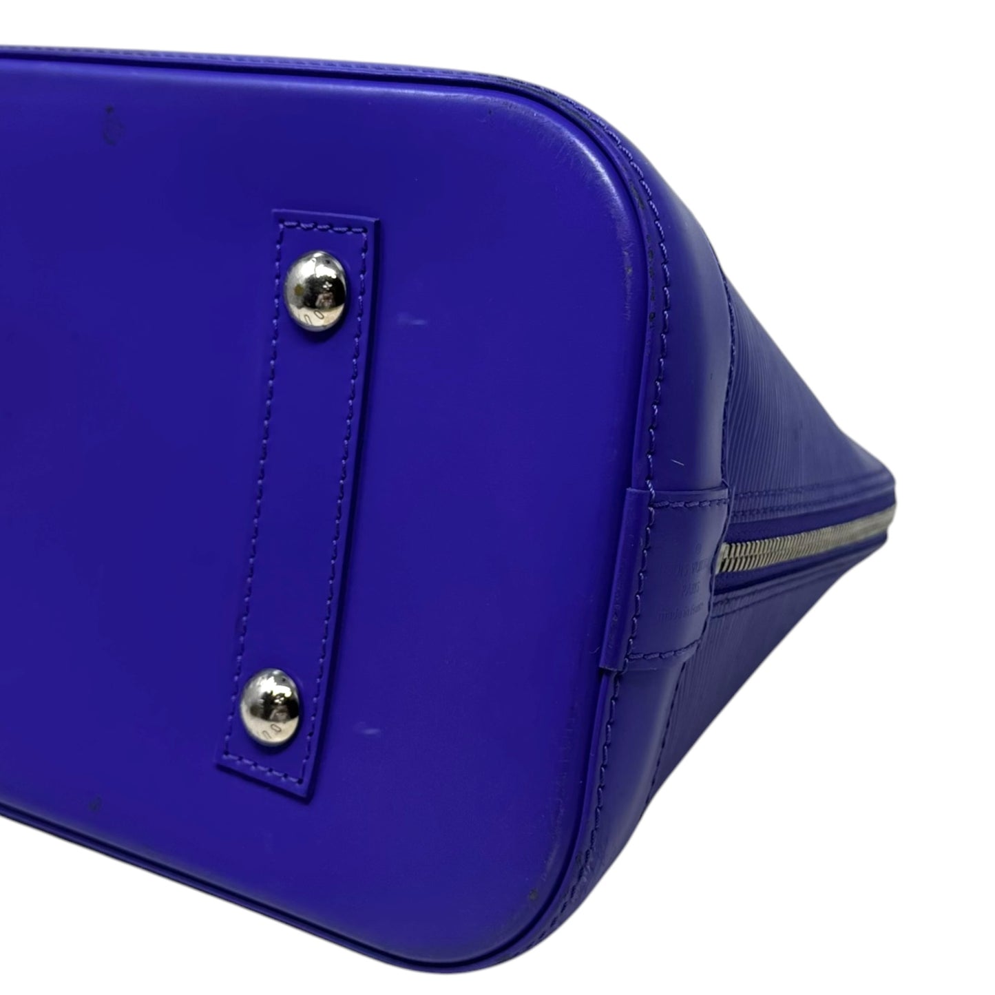 Alma MM Epi Figue Handbag Luxury Designer By Louis Vuitton, Size: Medium