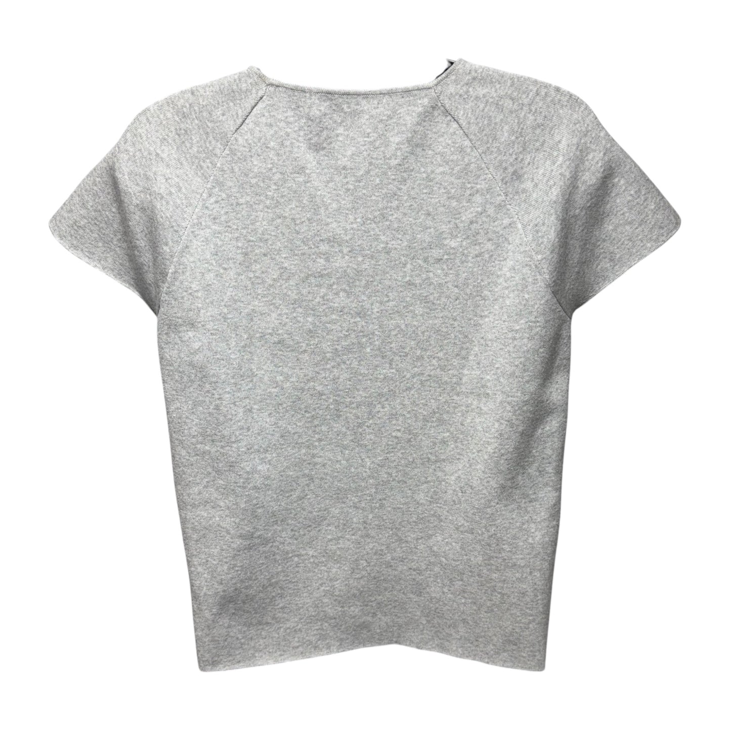 Top Short Sleeve By Milly In Grey, Size: S