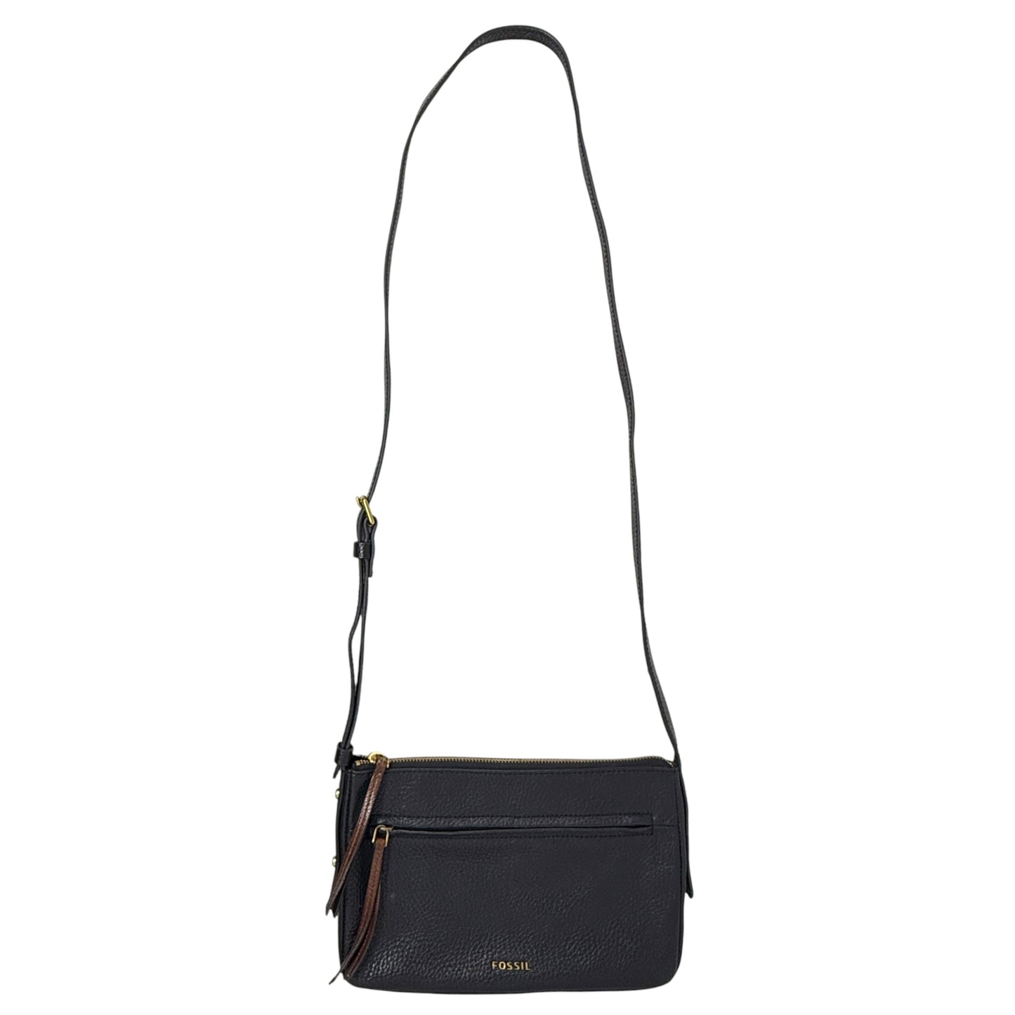 Gemma Leather Crossbody By Fossil, Size: Medium