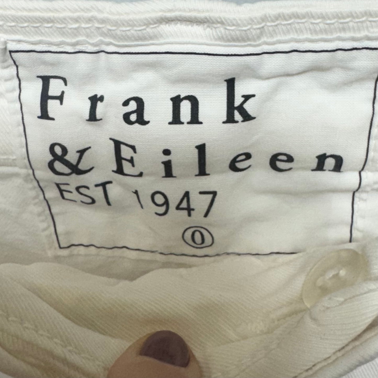 Pants Cargo & Utility By Frank And Eileen In White, Size: 0