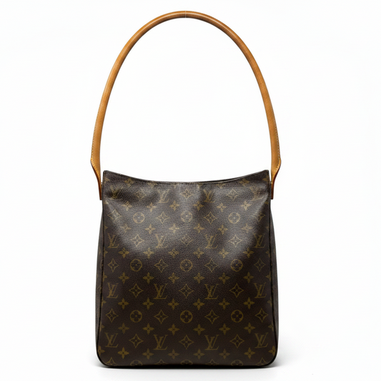 Monogram Looping GM Shoulder Bag Luxury Designer By Louis Vuitton, Size: Medium