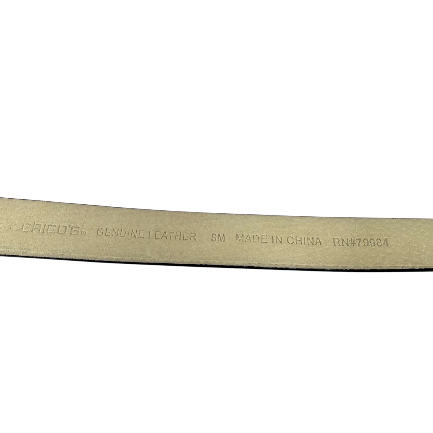 Belt Leather By Chicos, Size: Small