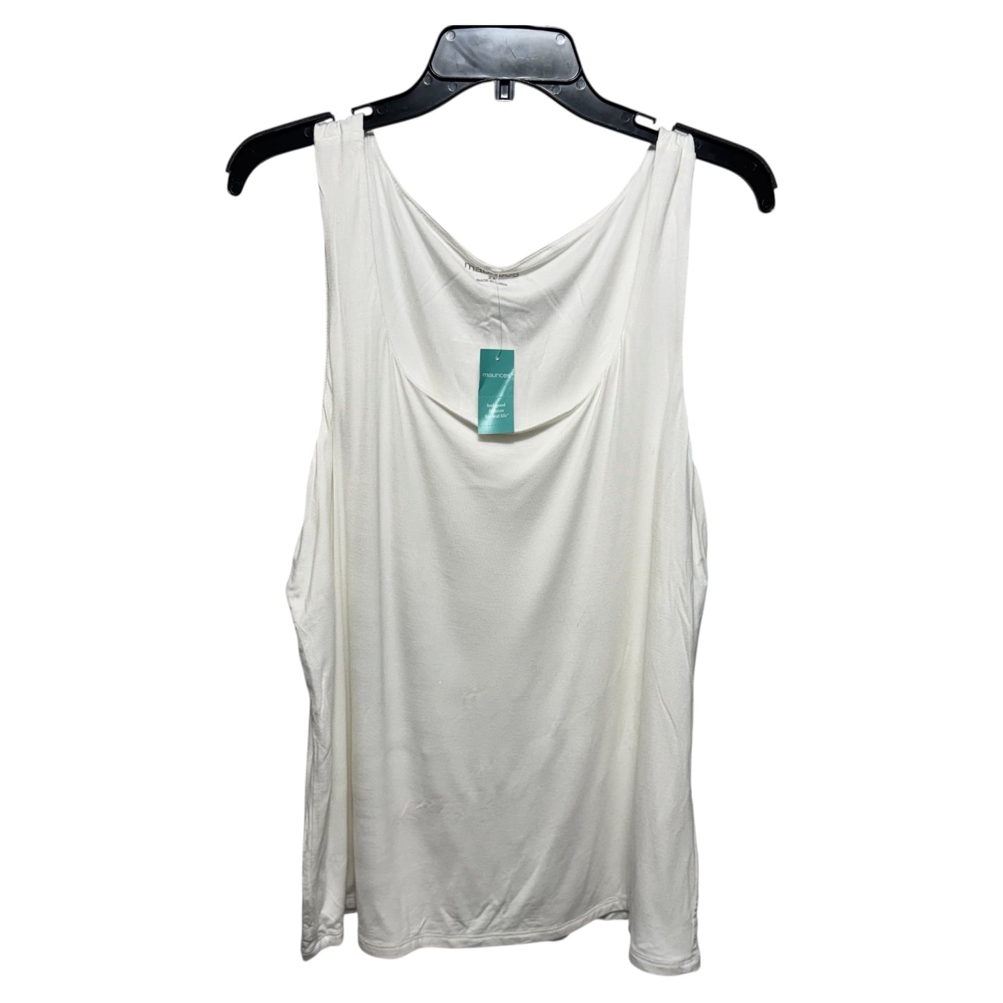 Tank Top By Maurices In White, Size: 2x