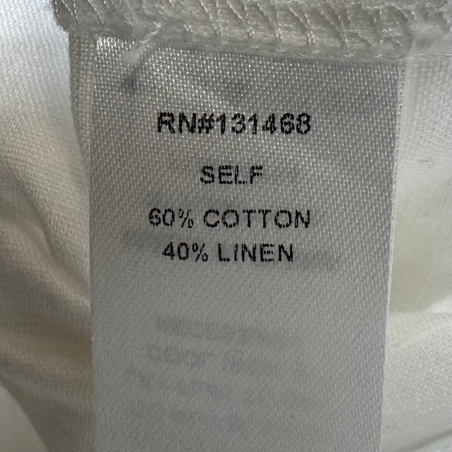 Top 3/4 Sleeve By Fate In White, Size: M