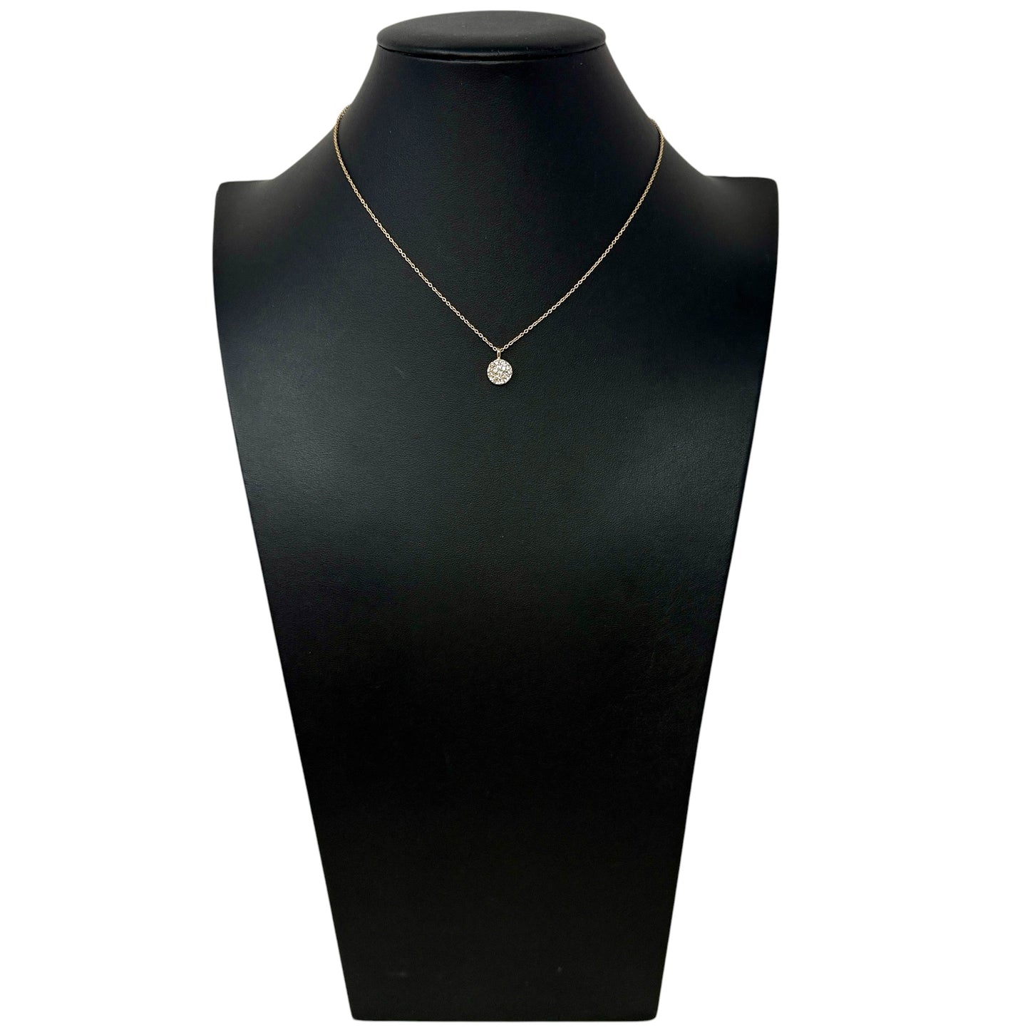 Pavé Circle Pendant Necklace Designer By Lilly Pulitzer