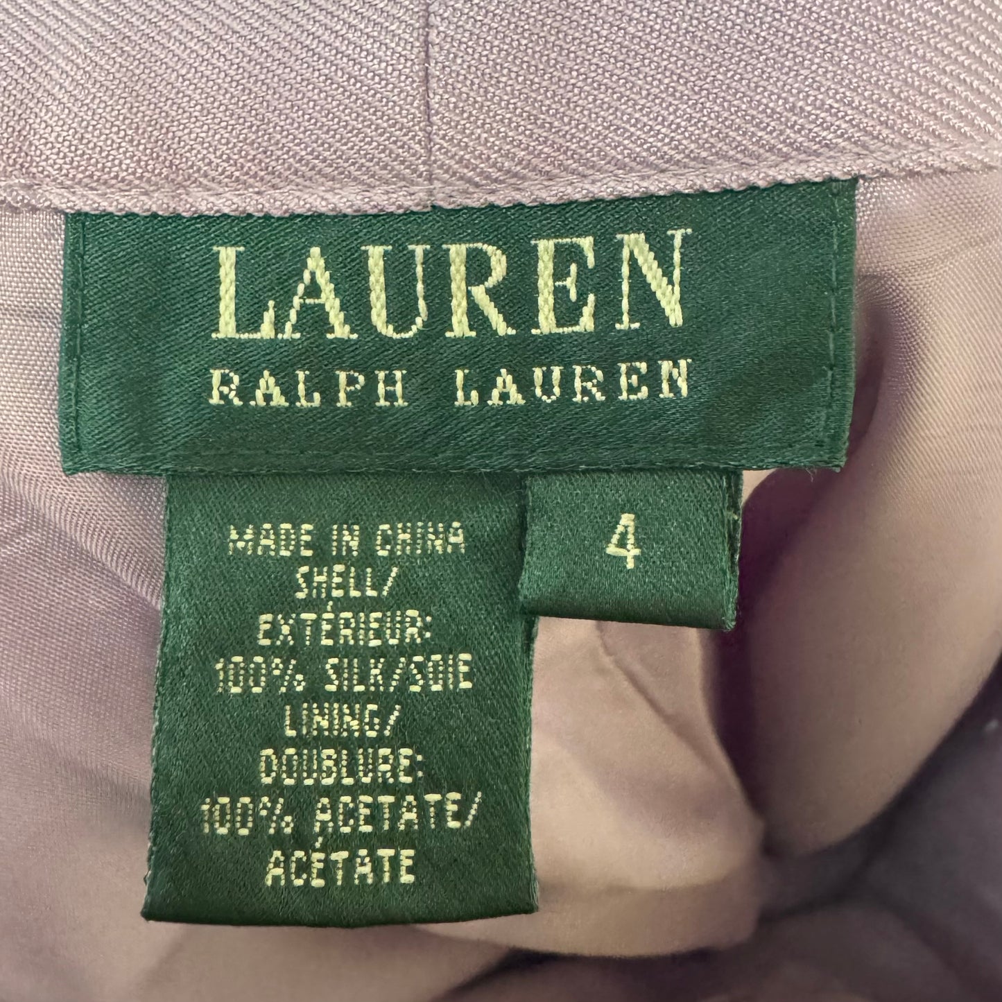Silk Trouser Pants Dress By Lauren By Ralph Lauren In Purple, Size: 4