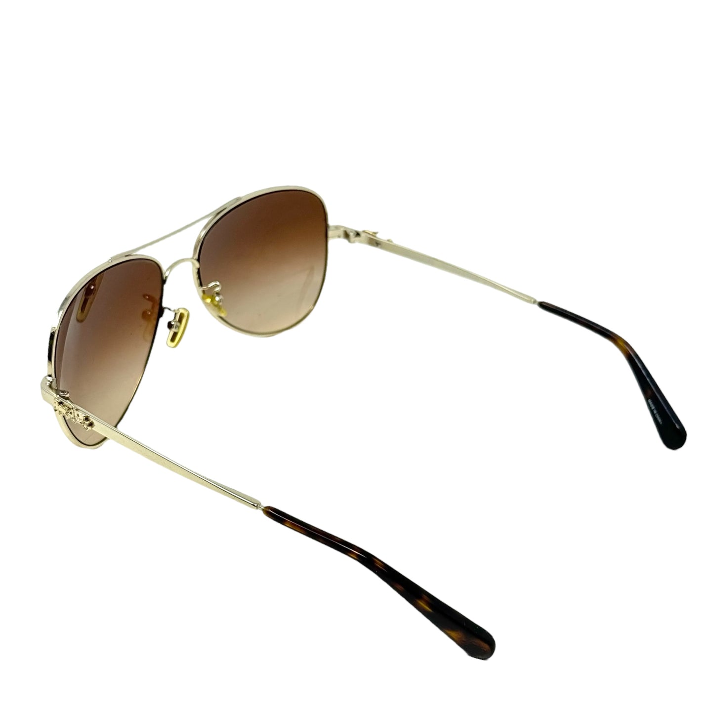 Horse And Carriage Metal Pilot Sunglasses Designer By Coach
