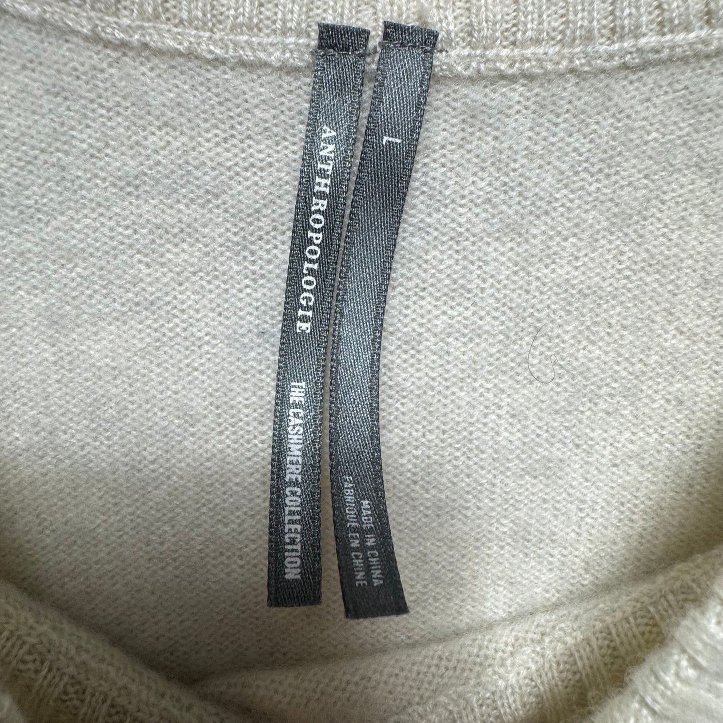 Sweater Cashmere By Anthropologie In Animal Print, Size: L