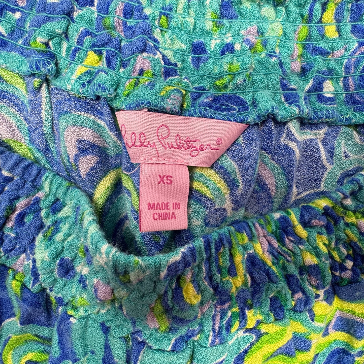 Skirt Designer By Lilly Pulitzer In Blue & Green, Size: Xs