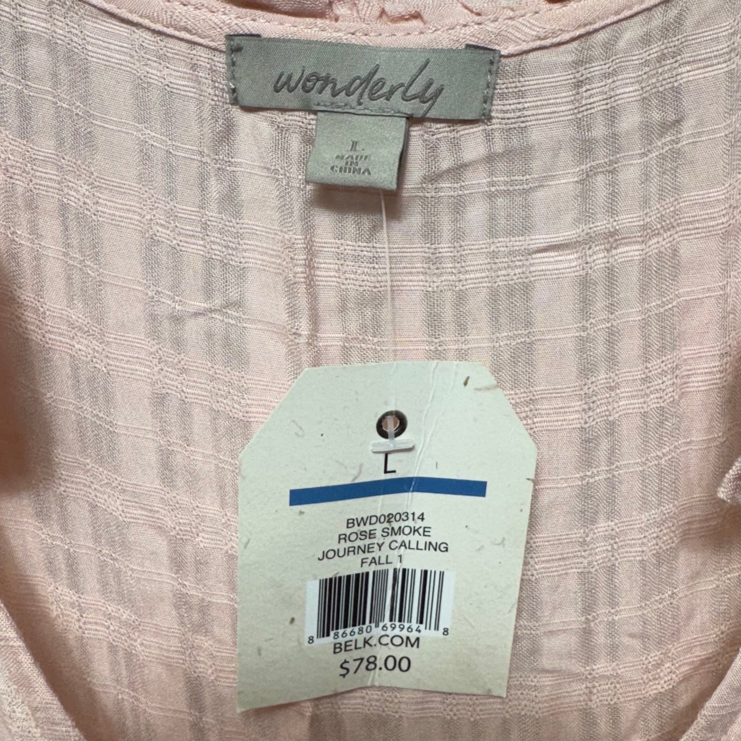 Dress Casual Maxi By Wonderly In Peach, Size: L