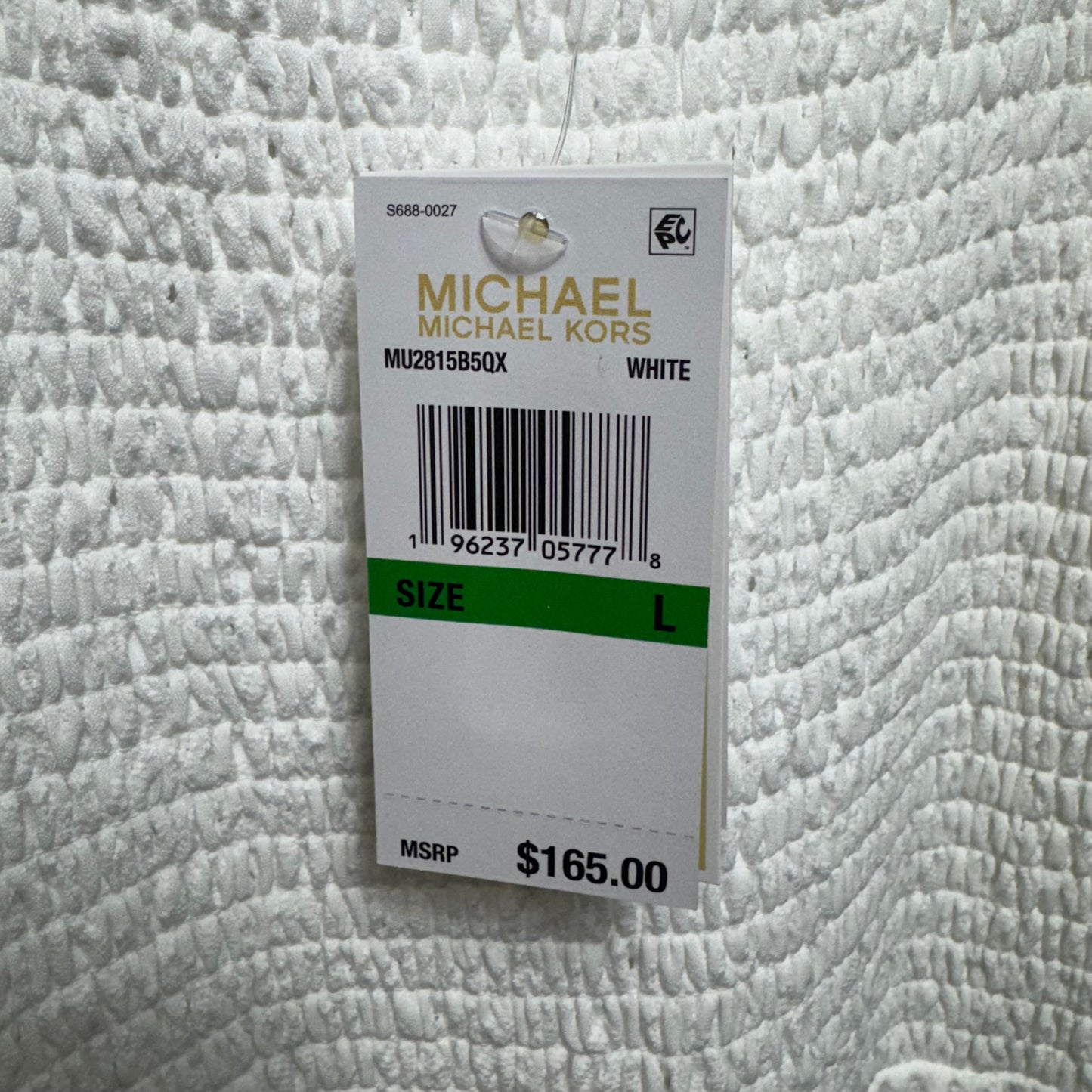 Dress Casual Maxi By Michael By Michael Kors In White, Size: L